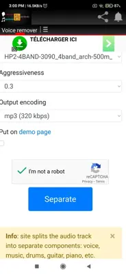 Music Remover android App screenshot 1