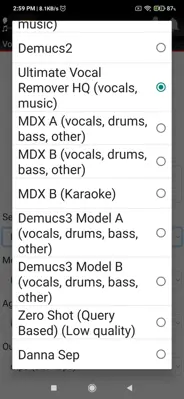 Music Remover android App screenshot 2